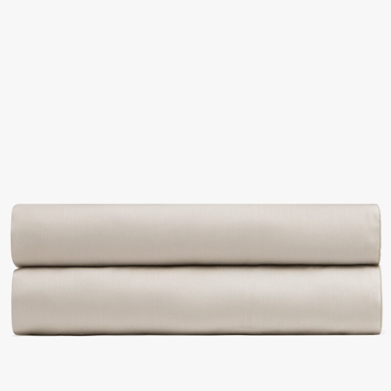 Sateen Fitted Sheet (Bone)