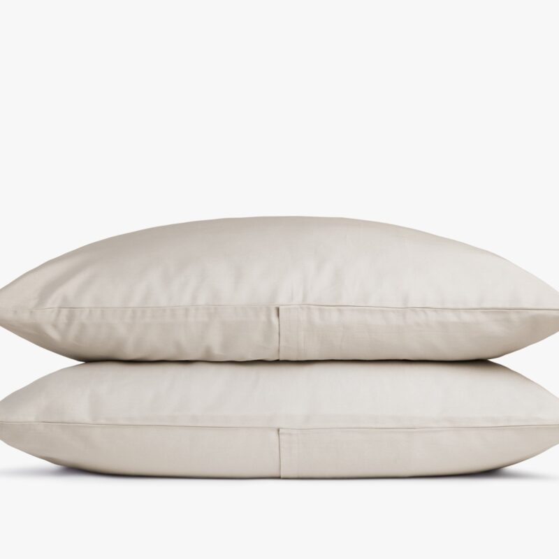 Sateen Pillowcase Set (Bone)