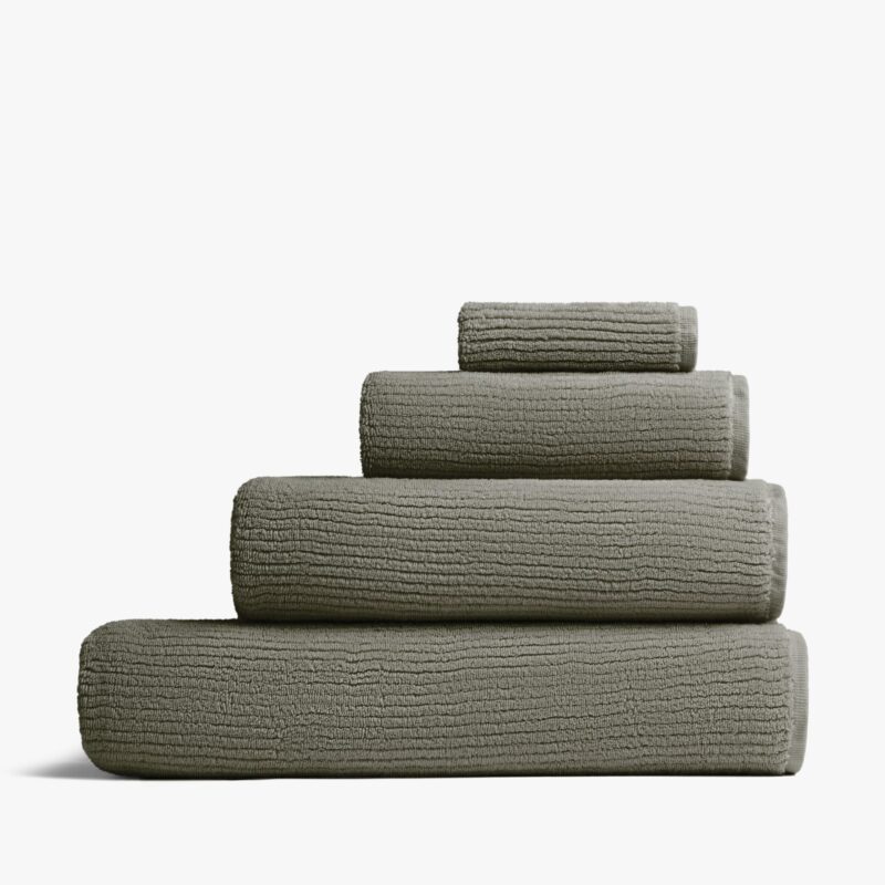 Soft Rib Towels (Moss)