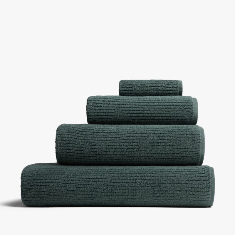 Soft Rib Towels (Agave)