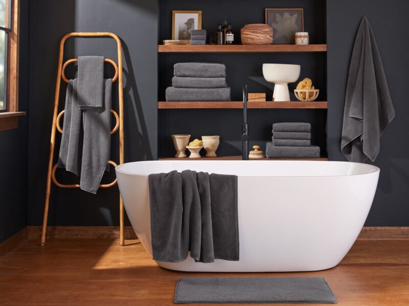 Soft Rib Tub Mat (Dark Grey) - Image 4