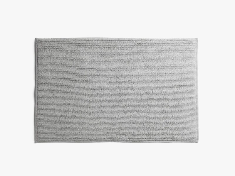Soft Rib Tub Mat (Light Grey)