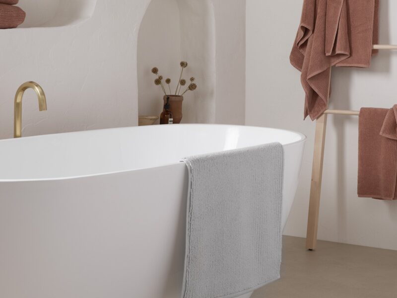 Soft Rib Tub Mat (Light Grey) - Image 4
