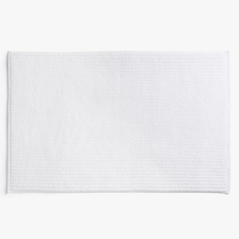 Soft Rib Tub Mat (White)